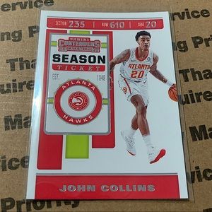 John Collins ‘19 Contenders Card